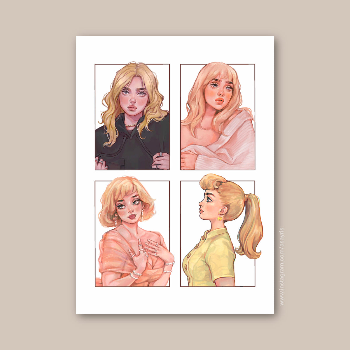 Billie Eilish - Collection (Art Print)
