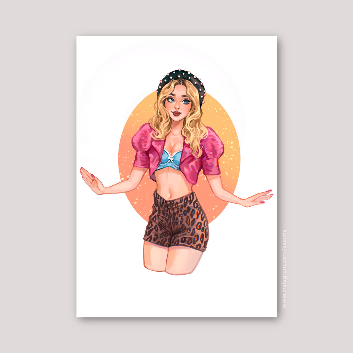 Sabrina Carpenter - House Tour (Art Print)
