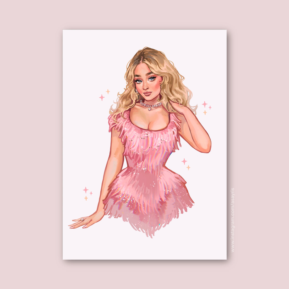 Sabrina Carpenter - Brits Awards 2025 (Art Print)