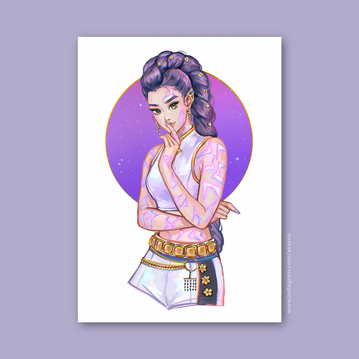 K-Pop Demon Hunters - Rumi (Art Print)