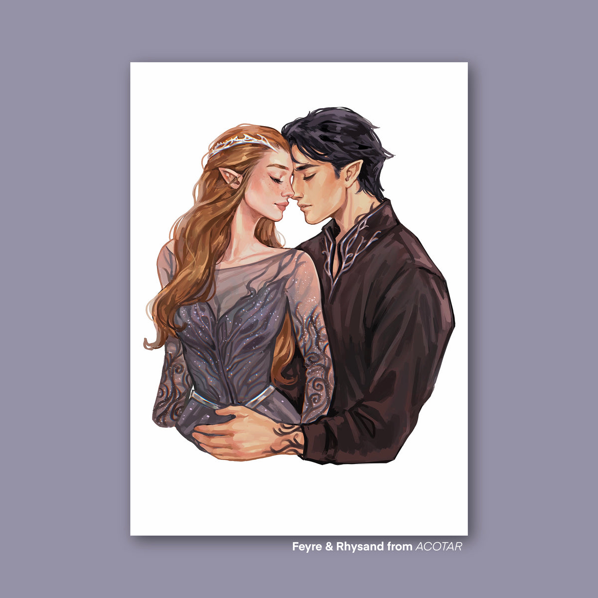 Feyre & Rhysand - Acotar (Art Print)