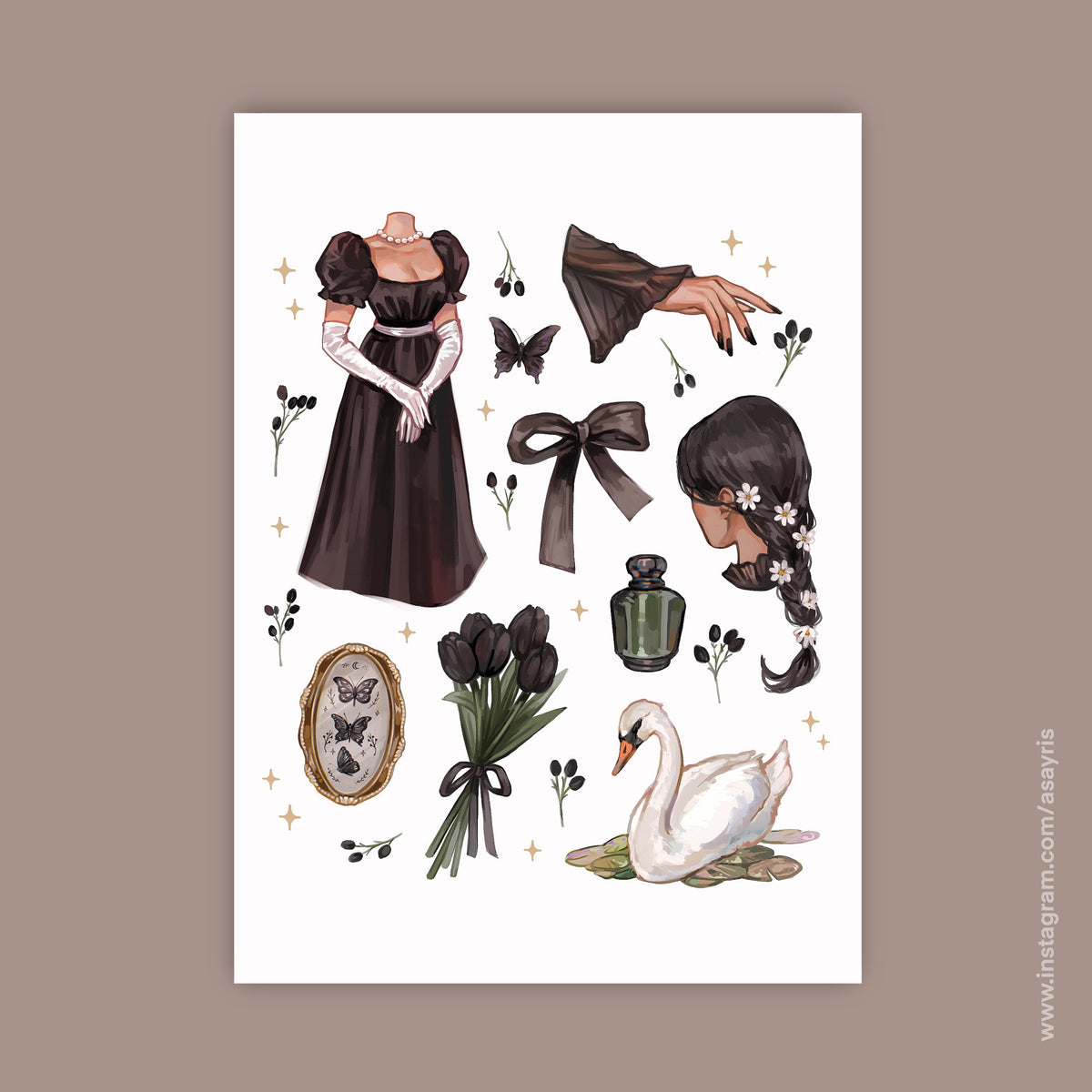 Dark Vibes (Art Print)