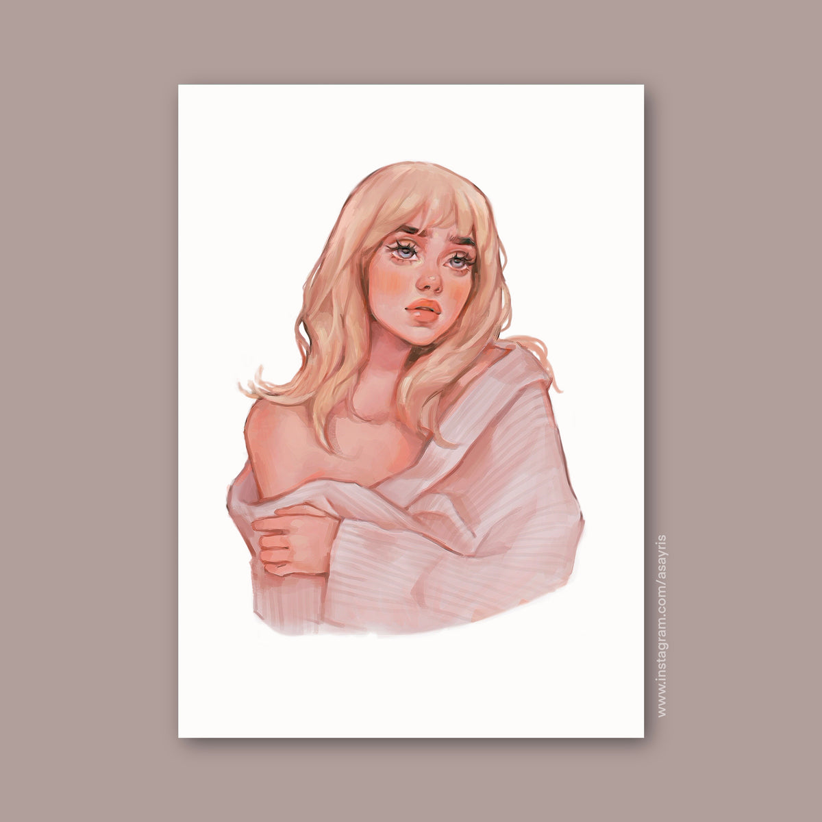 Billie Eilish - Your Power (Art Print)