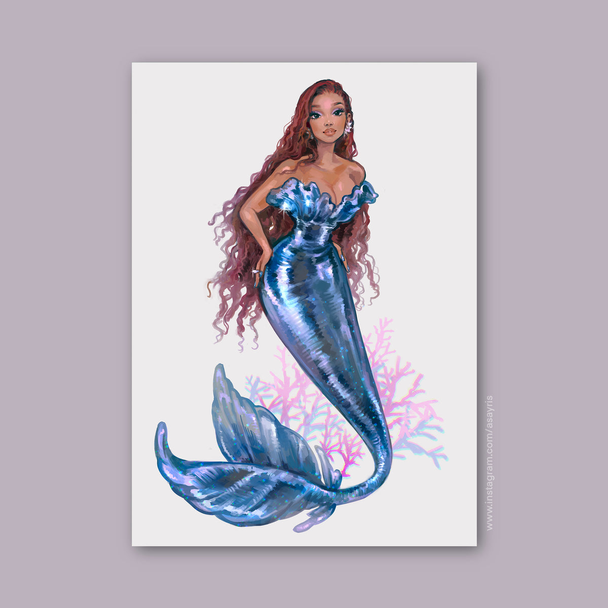 Ariel - Halle Bailey (Art Print)