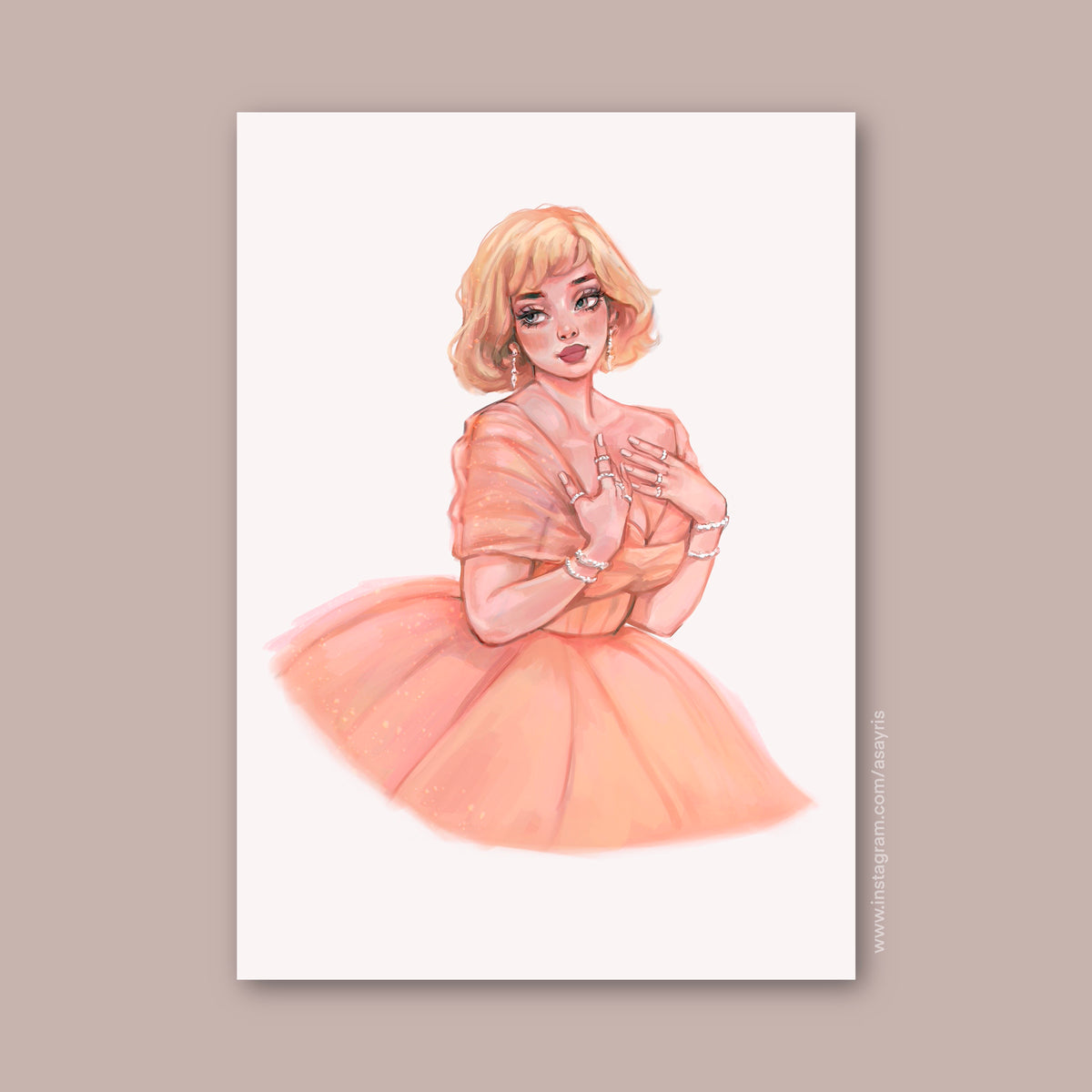 Billie Eilish - Met Gala 2021 (Art Print)