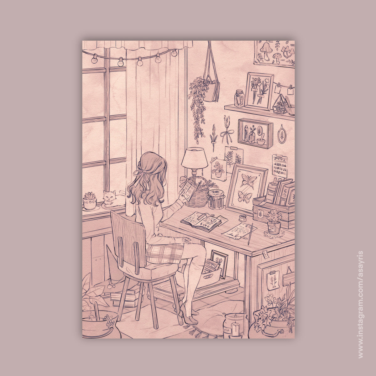 Witch's Workspace (Art Print)