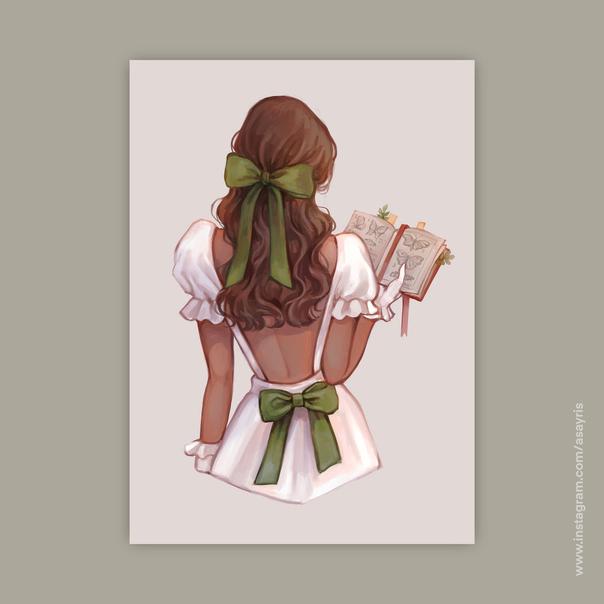 Butterfly Book (Art Print)