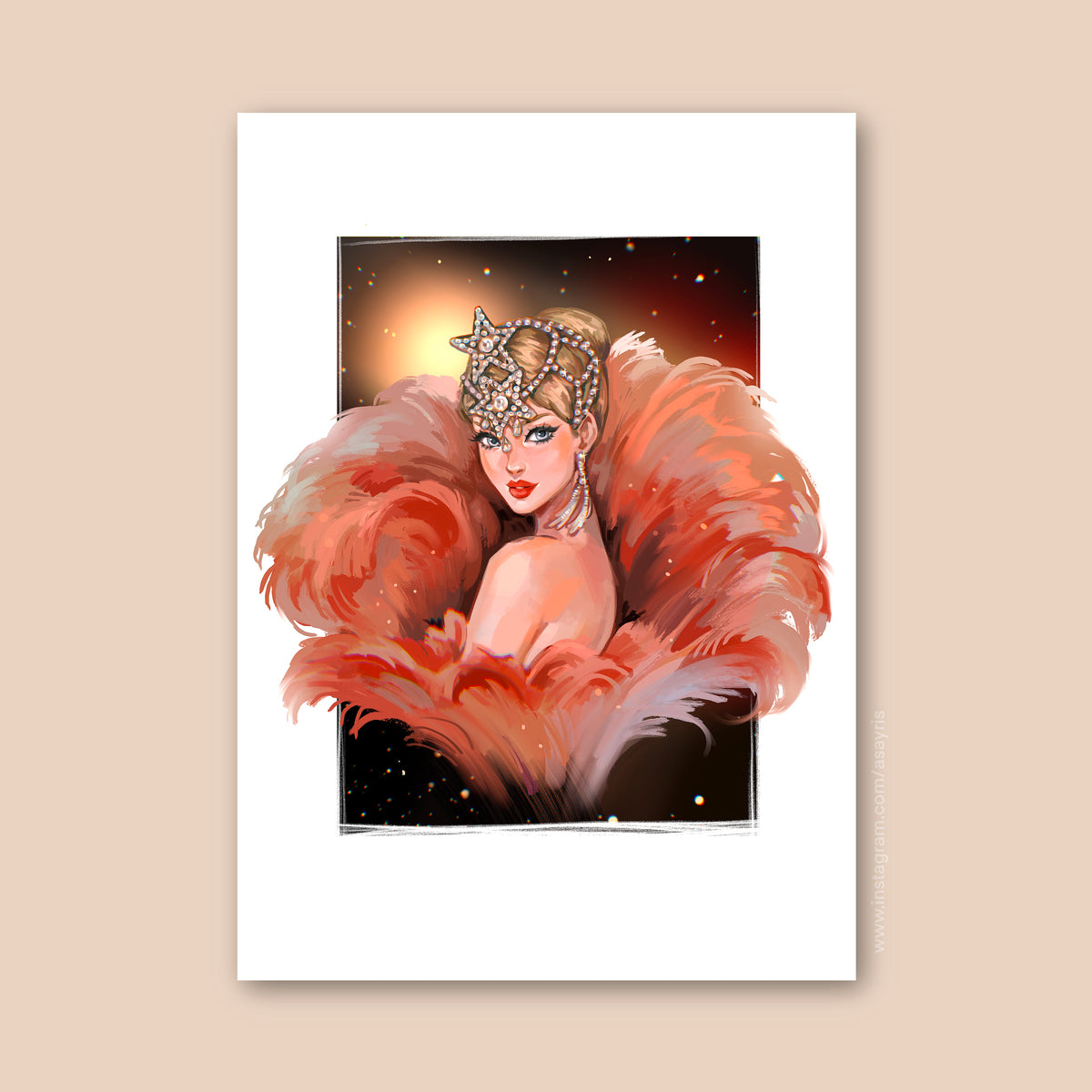 Taylor Swift - The Life of a Showgirl (Art Print)