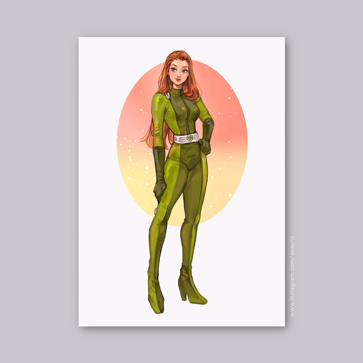 Sam, Totally Spies (Art Print)