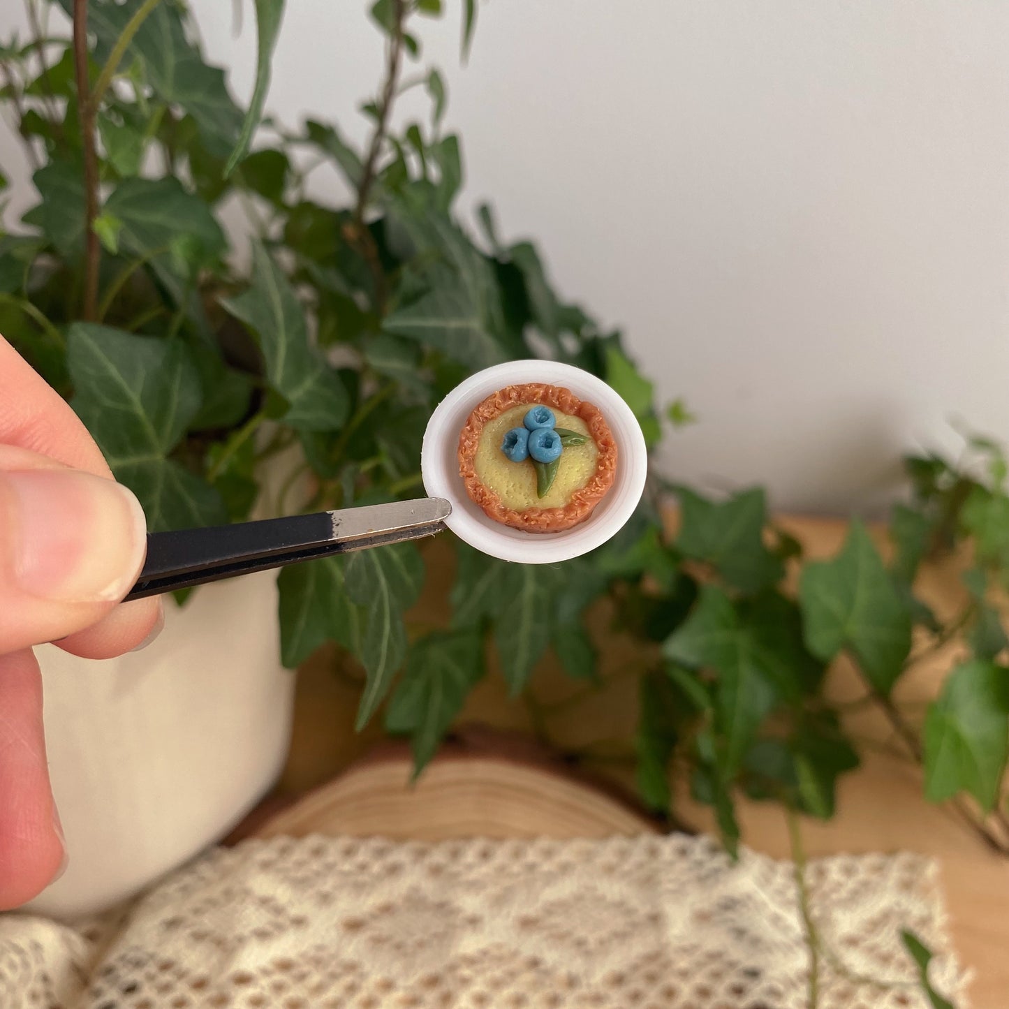 Food Miniature - Blueberry tart