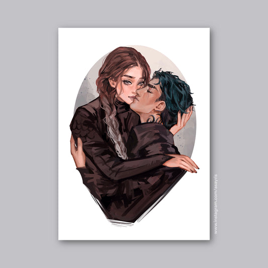 Xaden & Violet II - Fourth Wing (Art Print)