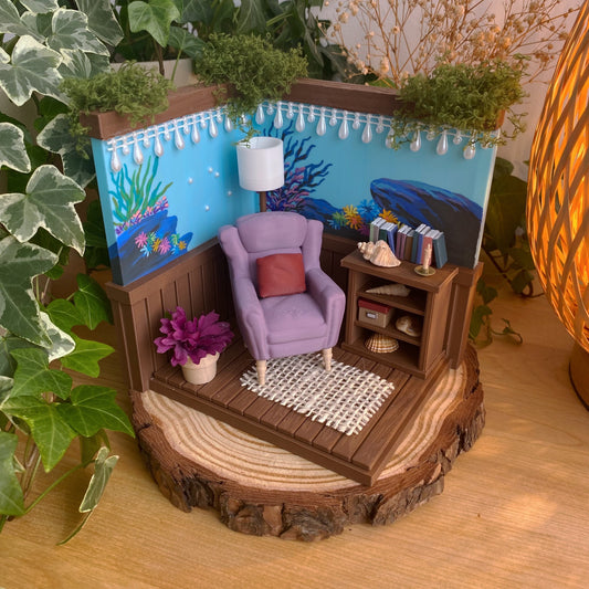 Reading Corner Miniature - Ariel vibes