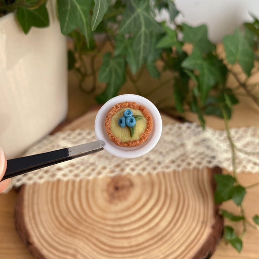 Food Miniature - Blueberry tart