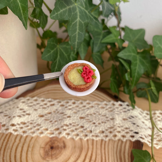 Food Miniature - Raspberry tart