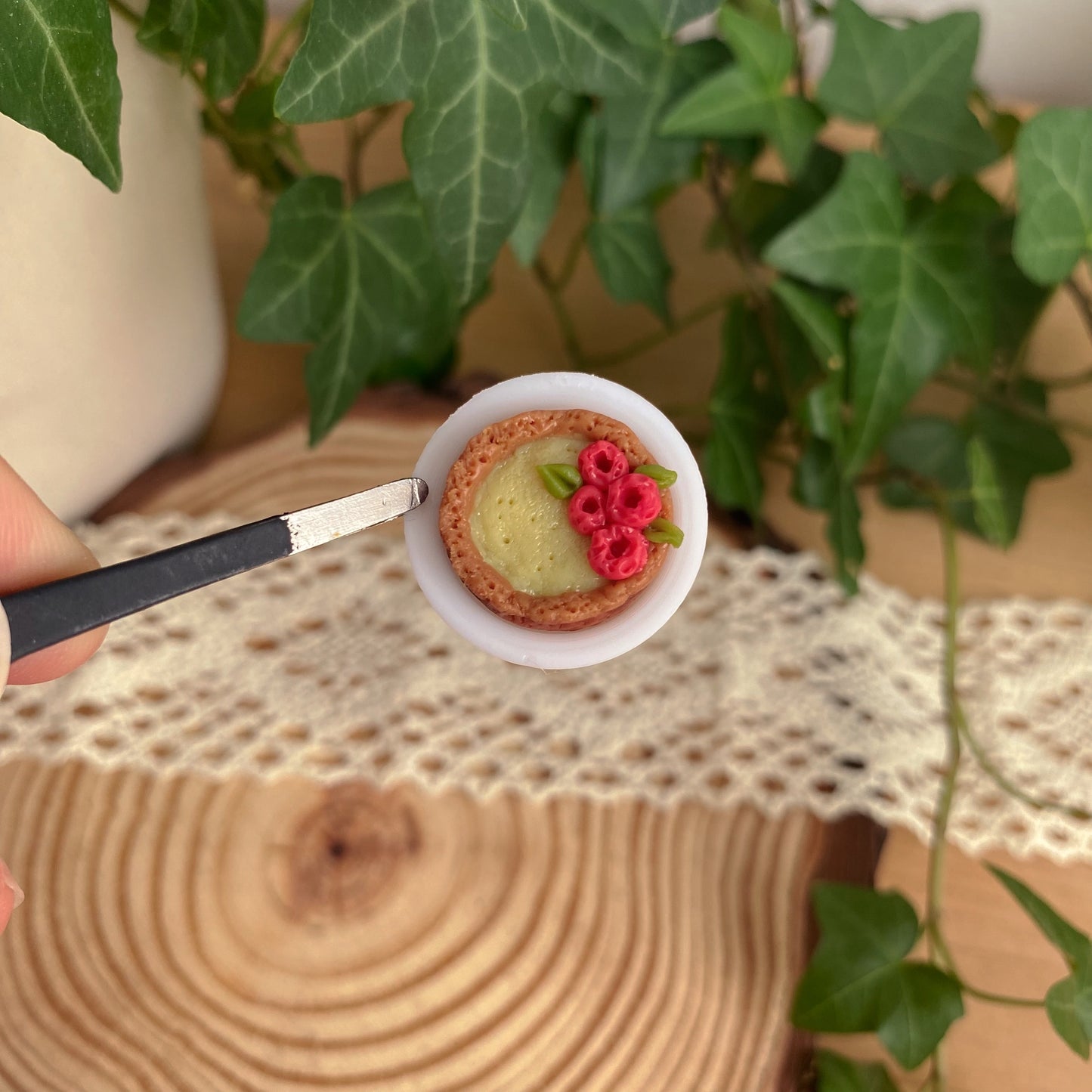 Food Miniature - Raspberry tart