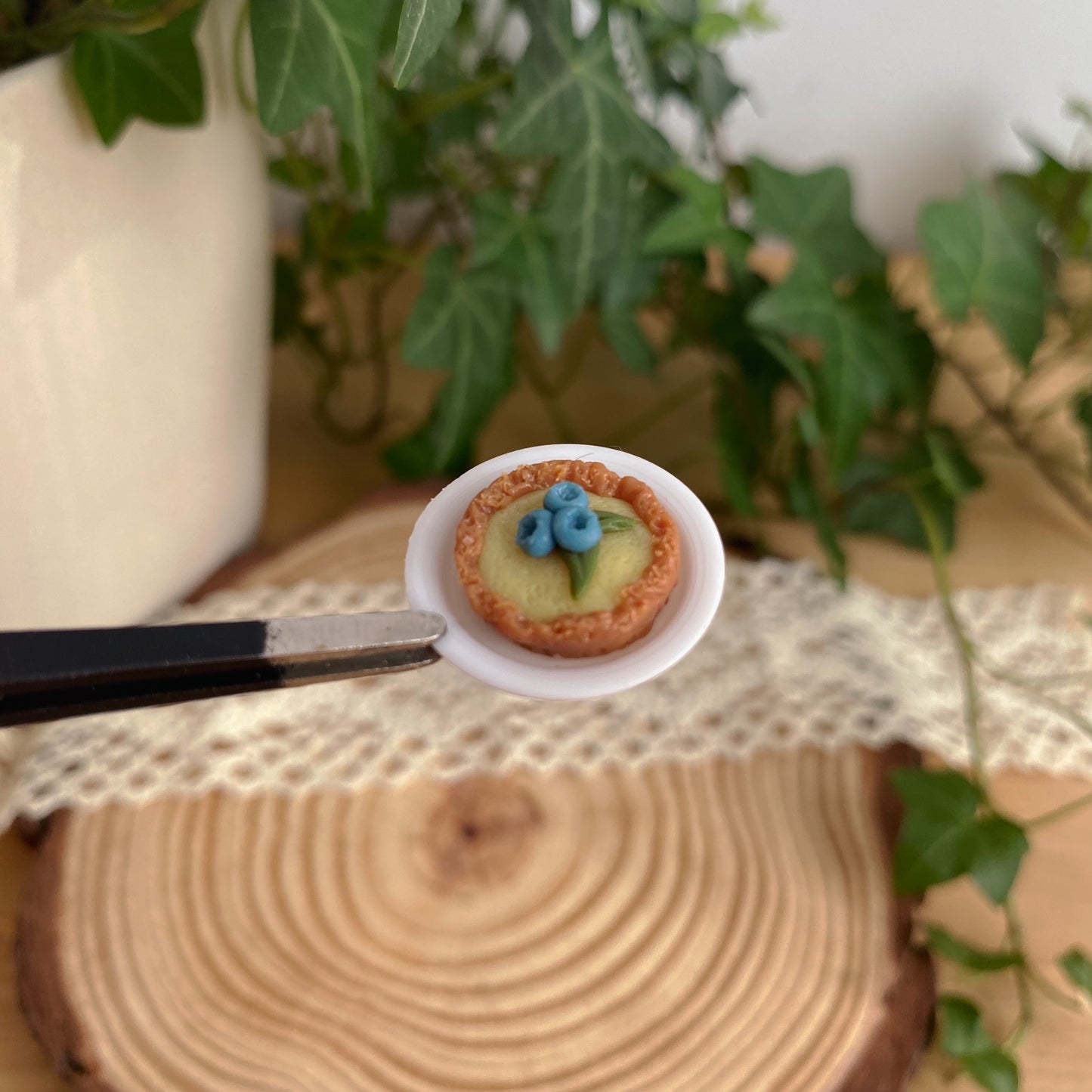 Food Miniature - Blueberry tart